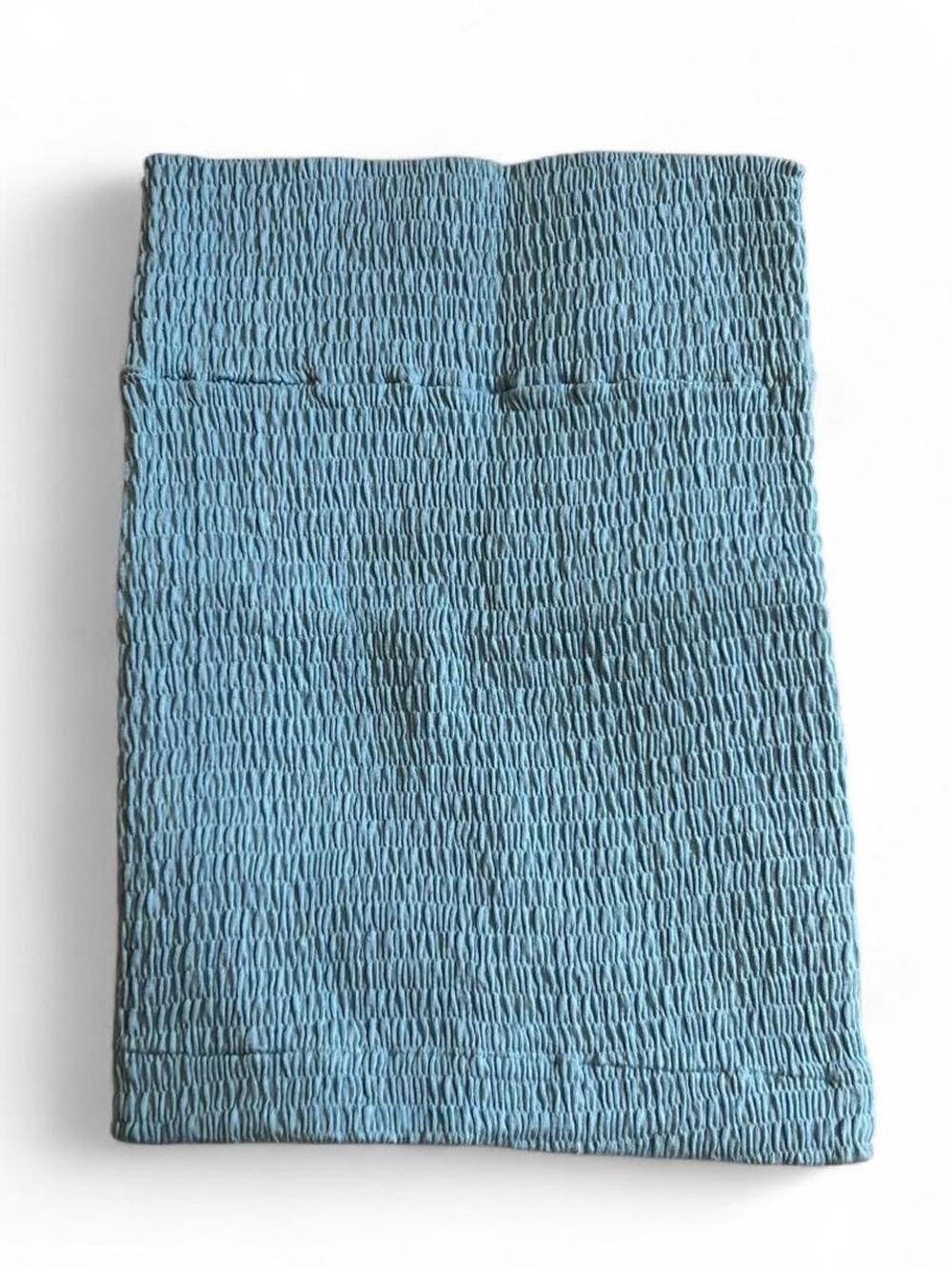 Vintage smocked baby blue tube top